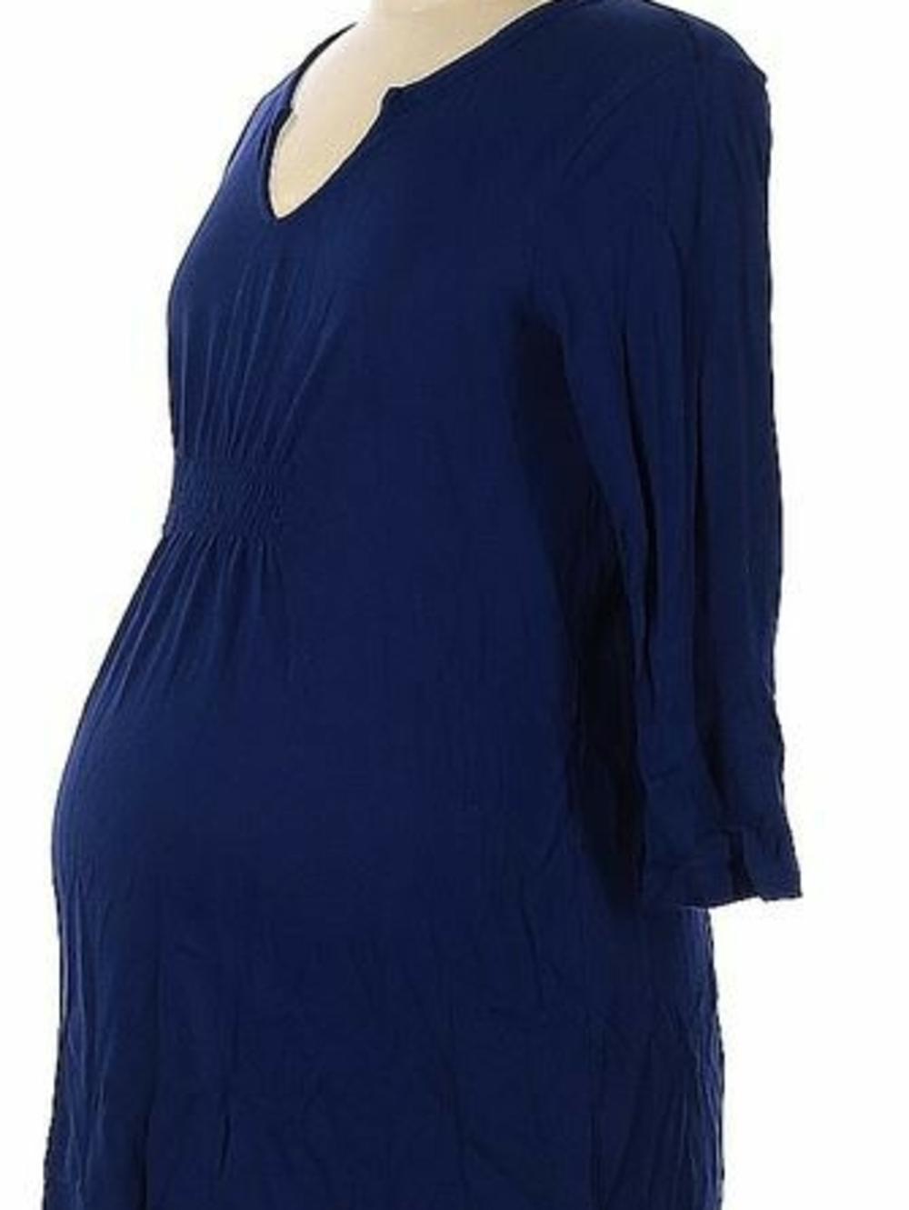 Old Navy Deep Blue V-Neck Long Sleeve Maternity Tunic